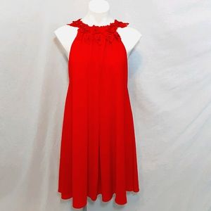 Badgley Mischka Red Cocktail Dress US 6